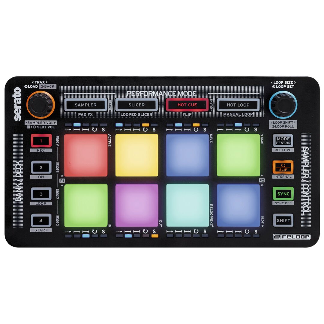 レア 2台セット Reloop NEON Serato DJ Pro MIDI Reloop Neon | Serato DJ Pro Drum Pad Moduler Kontrolör / Controller