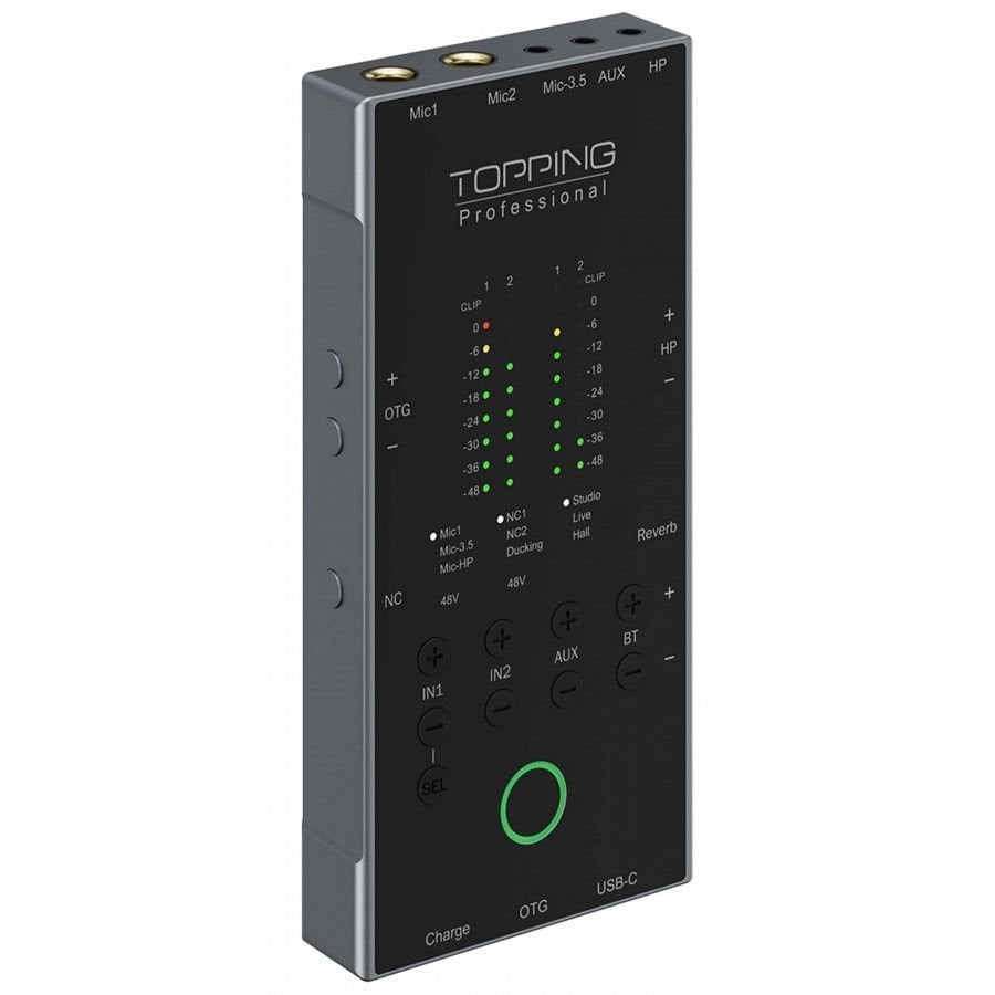 Topping Professional E2x2 OTG | Black | Yüksek Kalite USB-C Ses