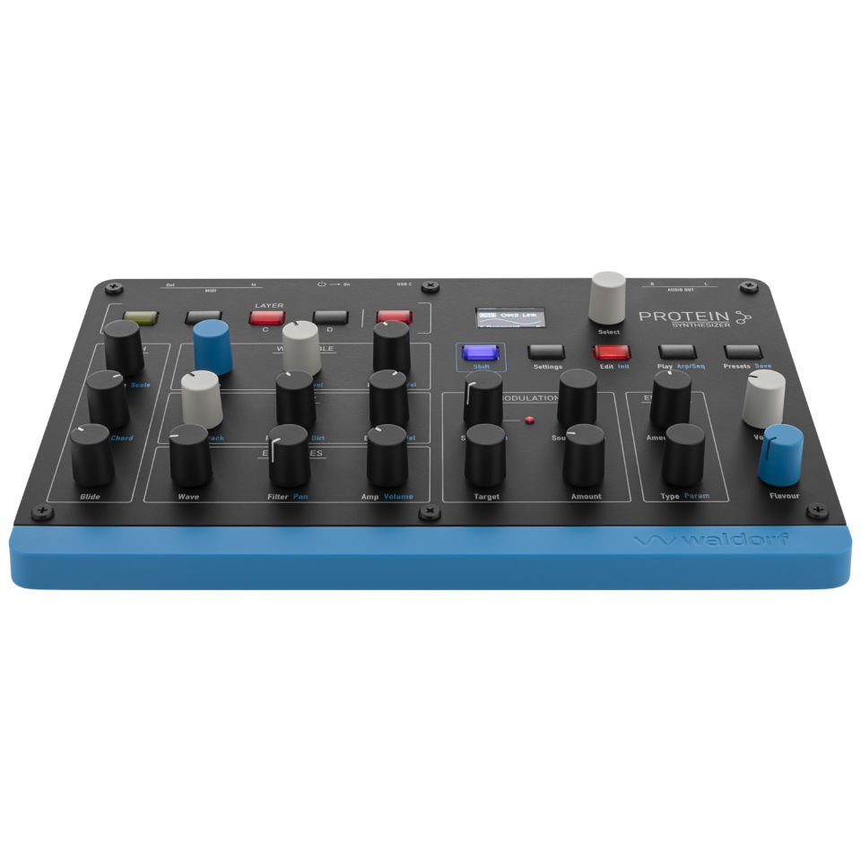 Waldorf Protein | Compact 8-Voice Polyphonic Wavetable Synthesizer